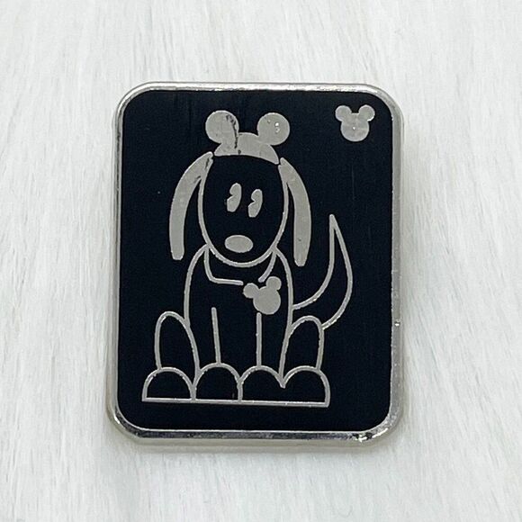 🔮 5/$25 Disney Stick People Dog‎ With Mouse Ears Pin - Picture 1 of 2